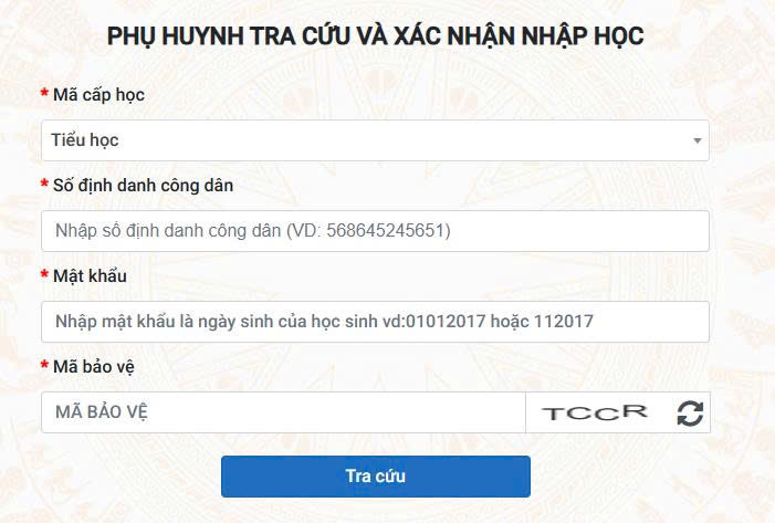 Đăng ký tuyển sinh lớp 1, lớp 6 ở TP.HCM